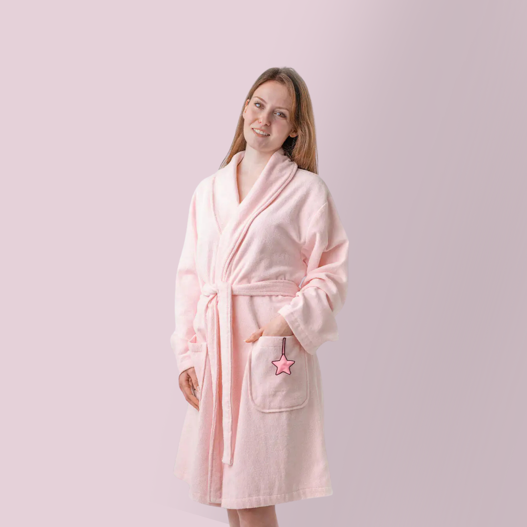 Cotton Velvet Mother Bathrobe — Funny Bunny Benny