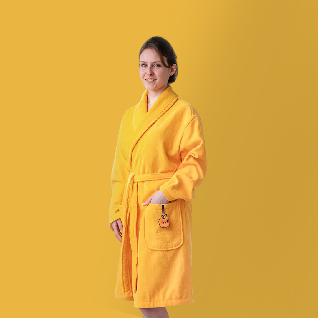 Cotton Velvet Mother Bathrobe — Chubby Cat Coco
