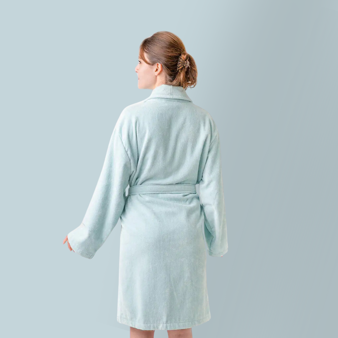 Cotton Velvet Mother Bathrobe — Friendly Snail Sam