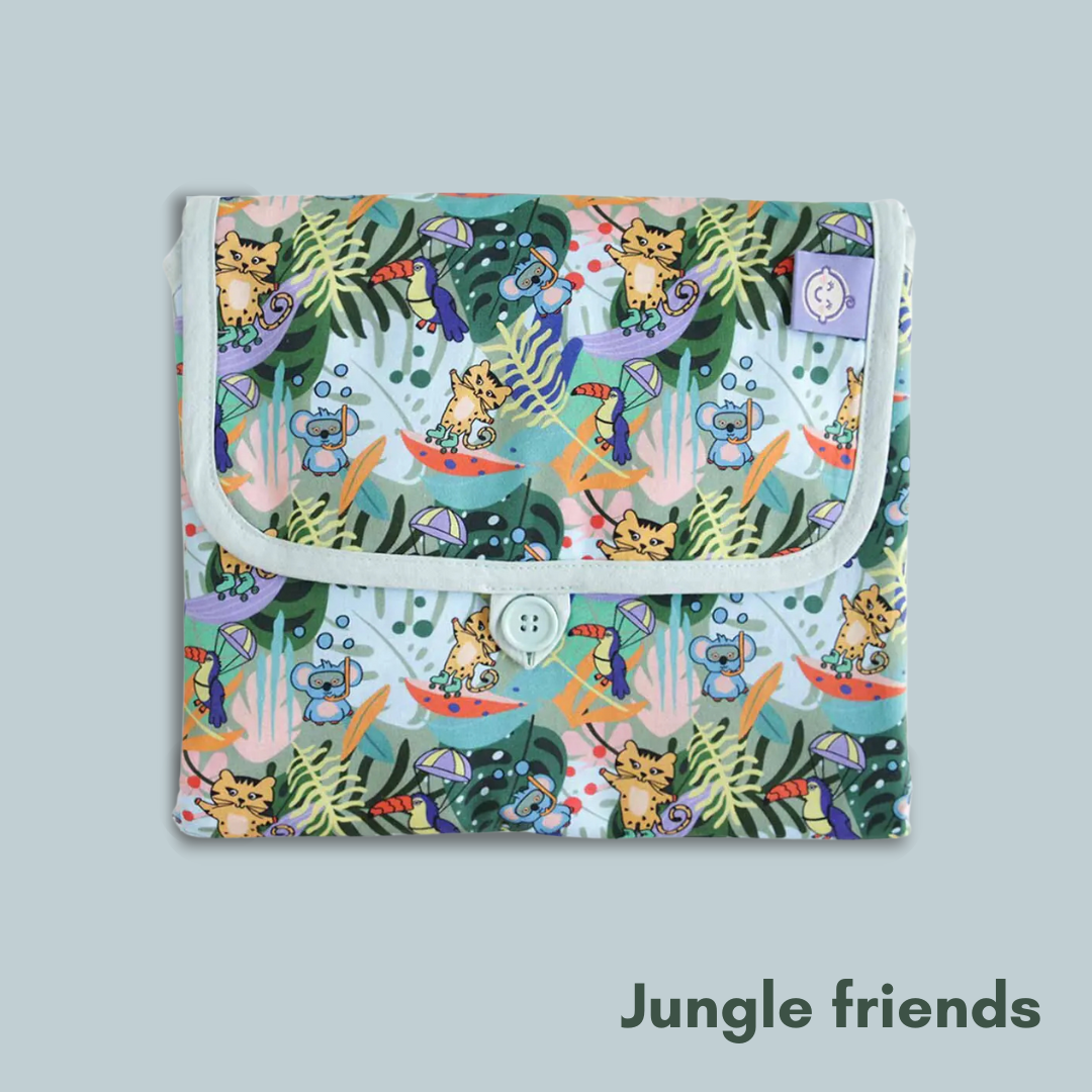 Baby Diaper Changing Pad — Jungle Friends