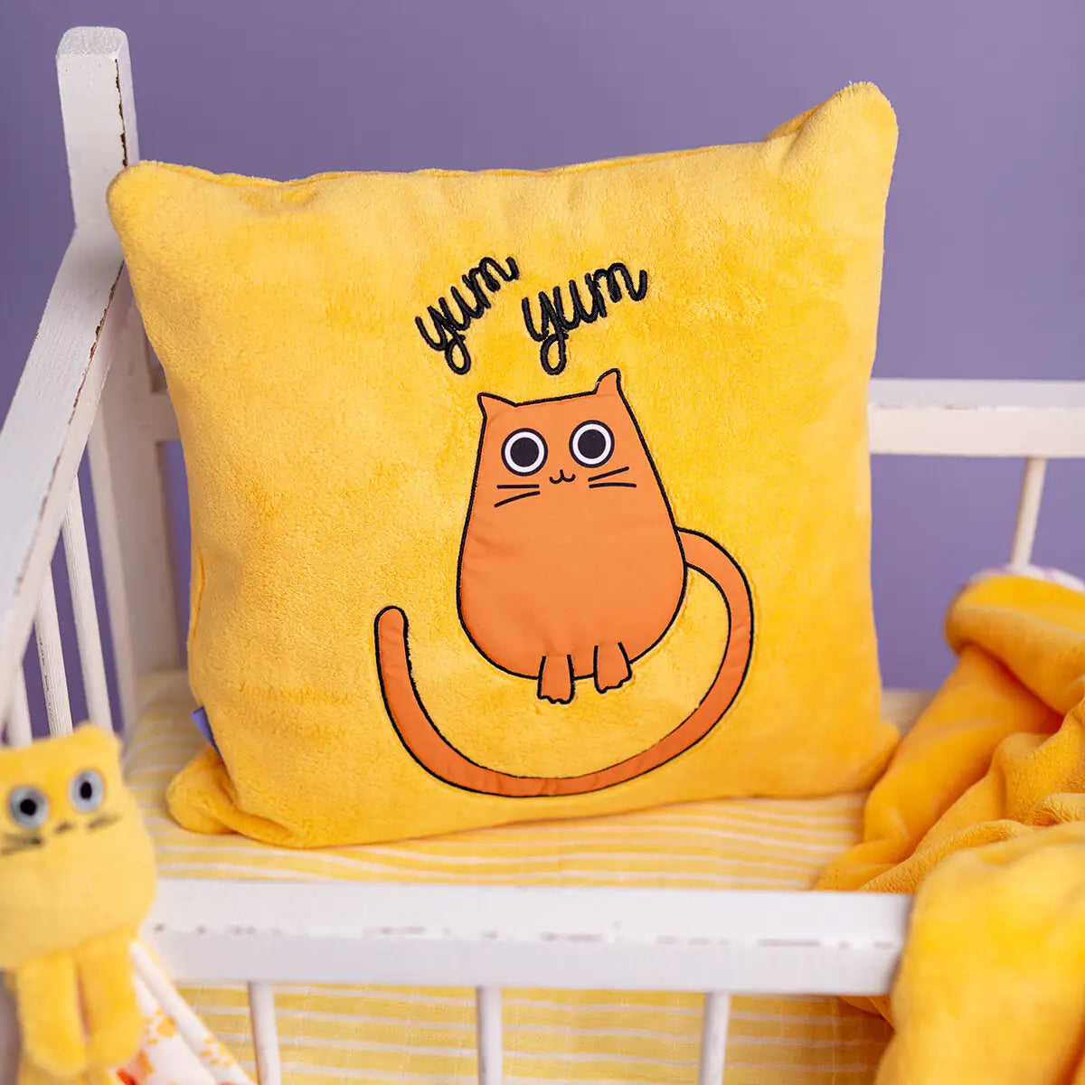 Cotton Soft Baby Pillow — Chubby Cat Coco