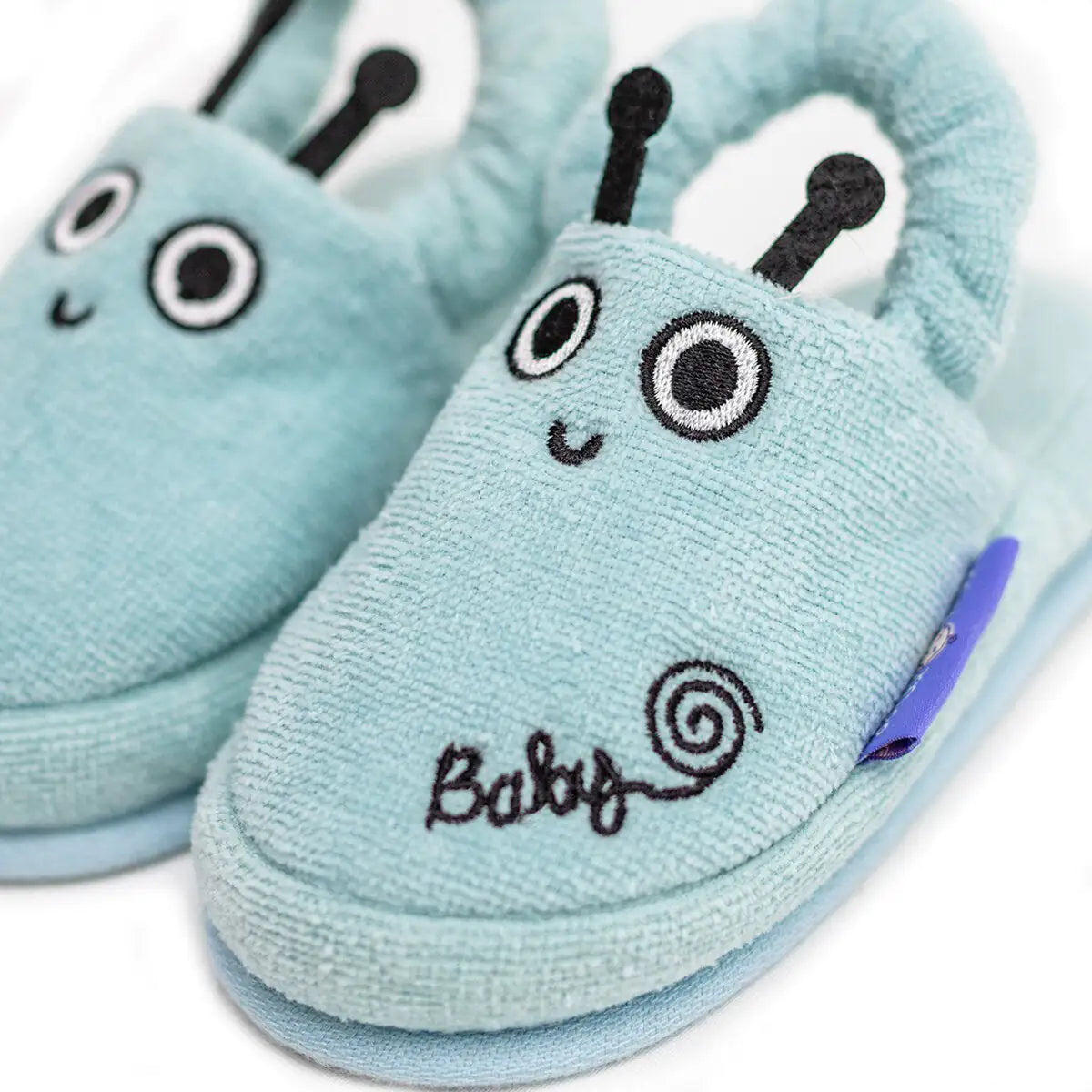Cotton Soft Kids Slippers — Friendly Snail Sam