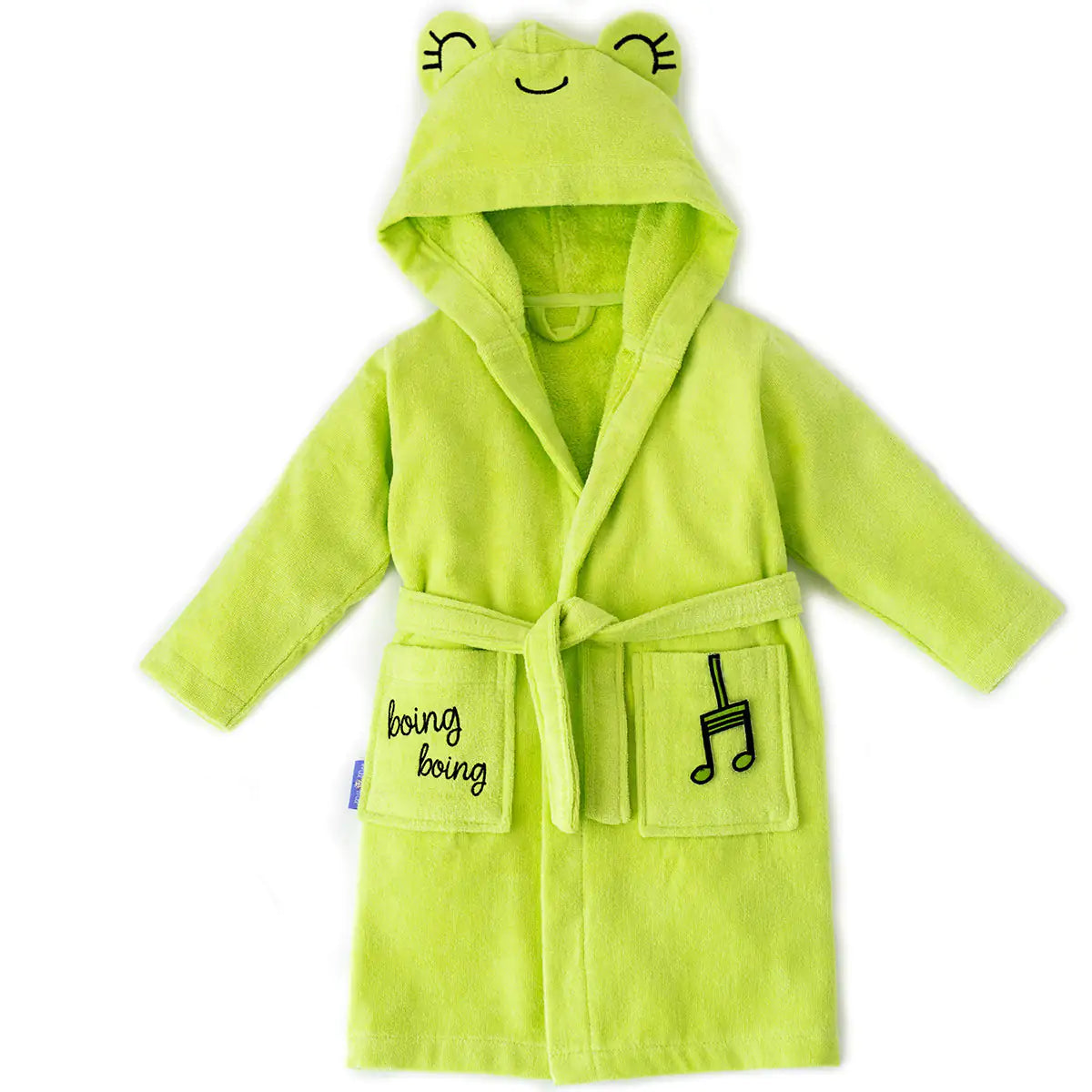 Cotton Kids Bathrobe (2-4 y.o) — Cheerful Froggo Finley