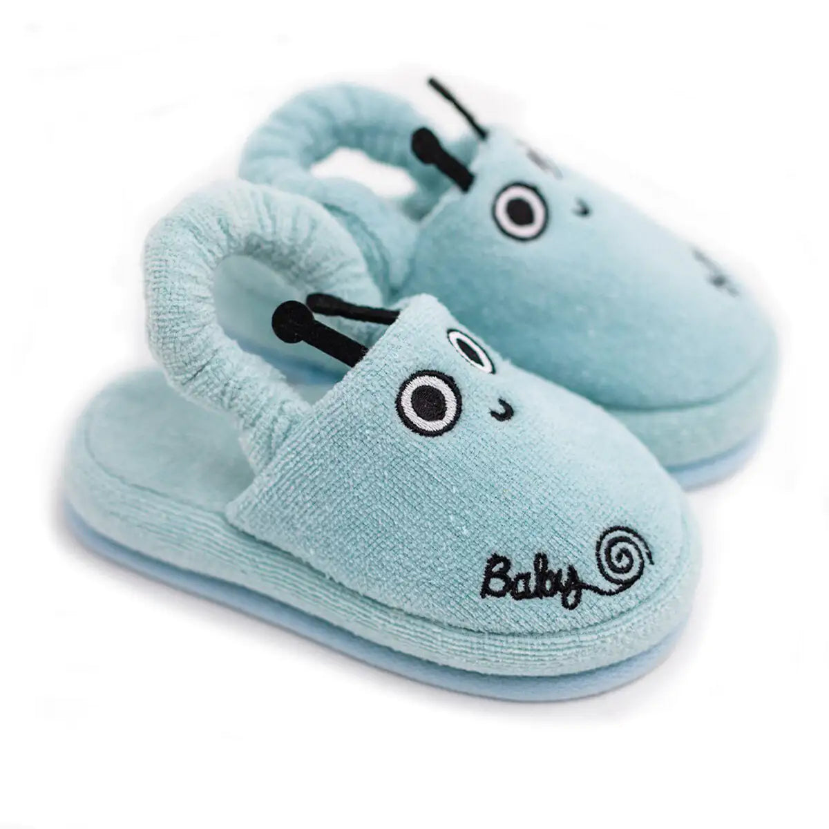 Cotton Soft Kids Slippers — Friendly Snail Sam