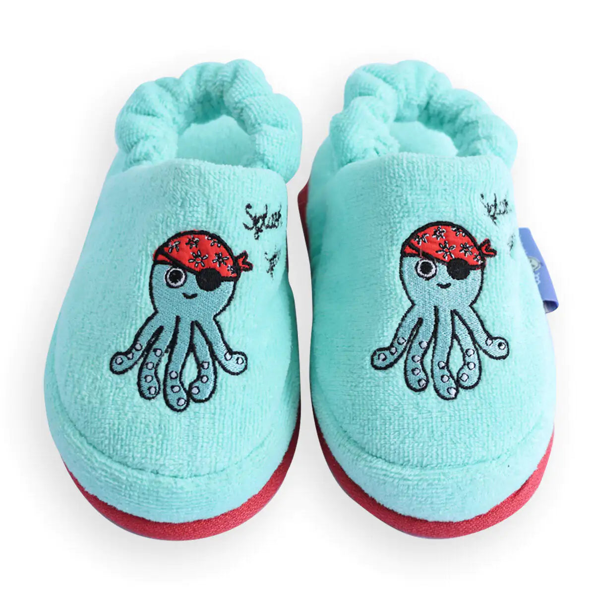Cotton Soft Kids Slippers — Sailor Octopus Ollie