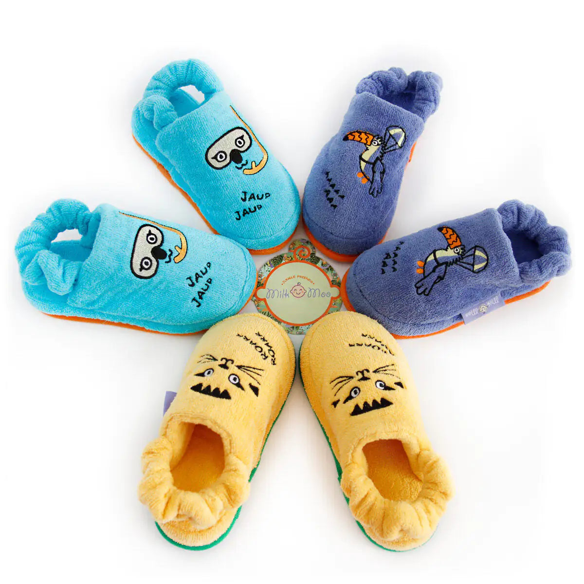 Cotton Soft Kids Slippers — Flying Toucan Tiko