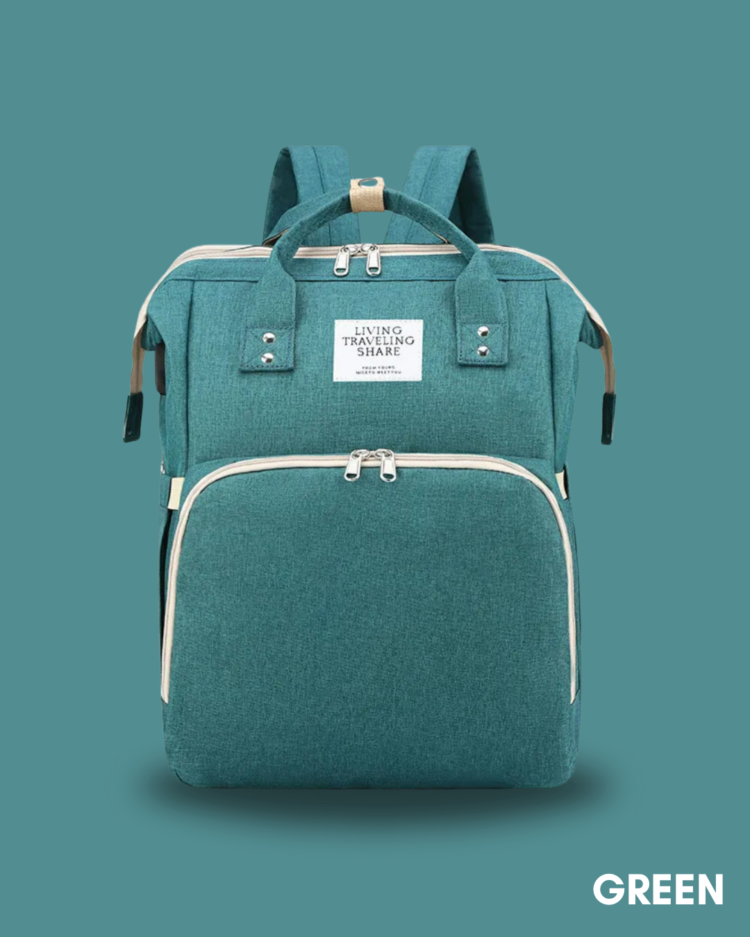 CarryNest — 3-in-1 Diaper Bag + Portable Crib + Changing Station