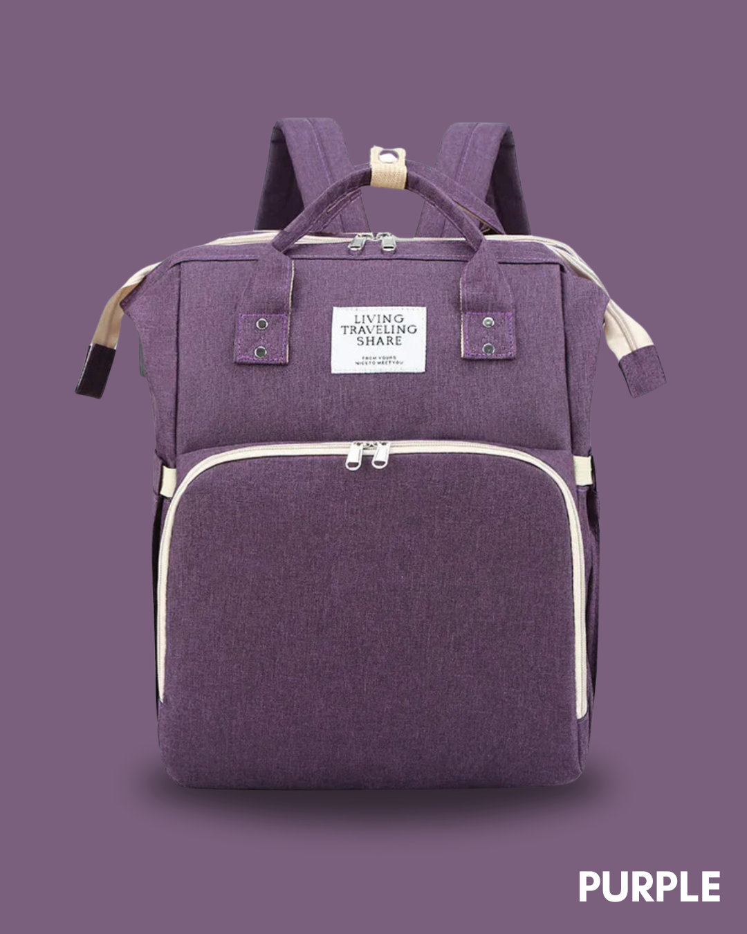 CarryNest — 3-in-1 Diaper Bag + Portable Crib + Changing Station