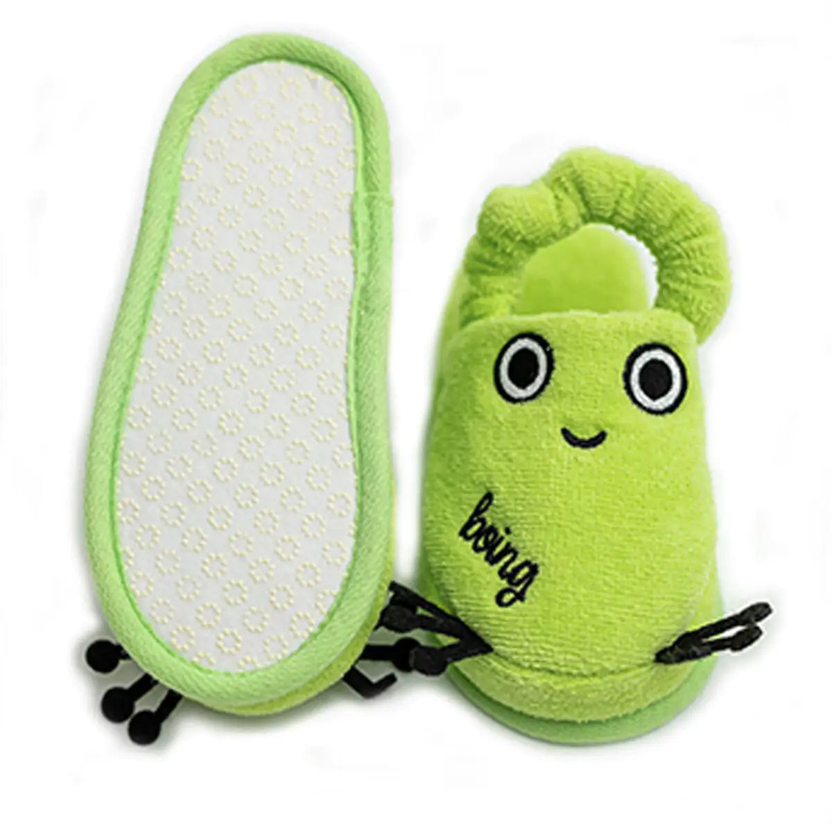 Cotton Soft Kids Slippers — Cheerful Froggo Finley