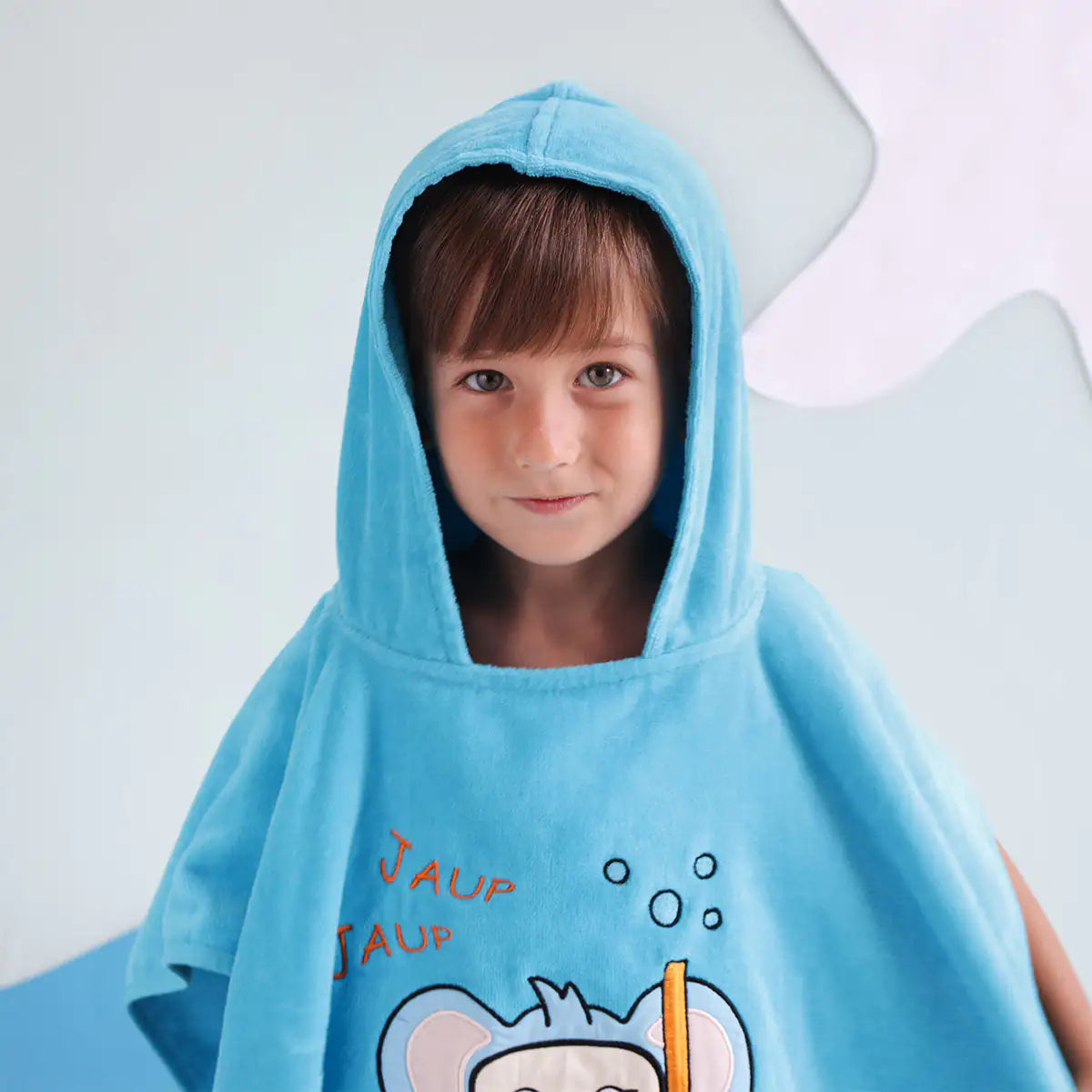 Cotton Kids Poncho — Explorer Koala Kobi