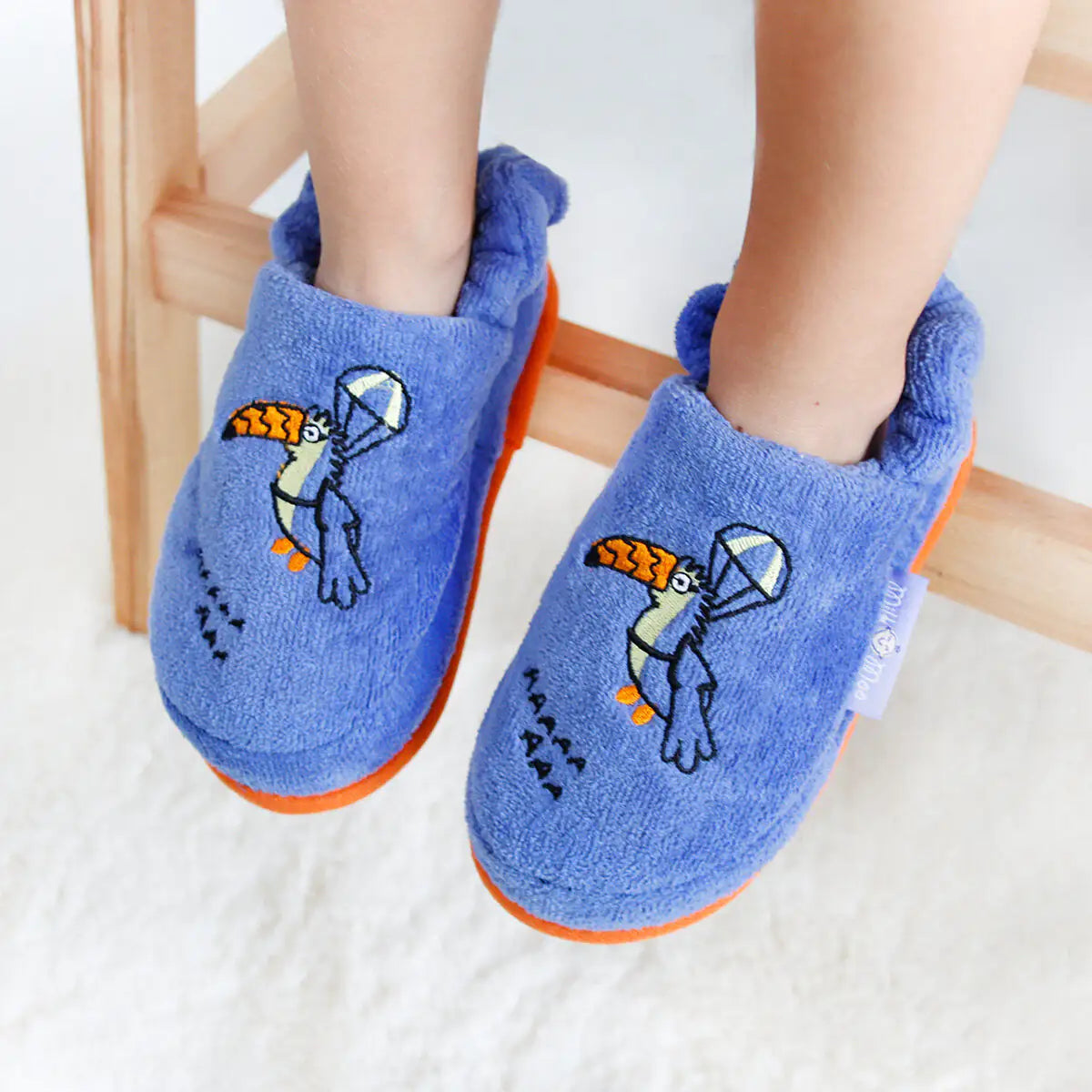 Cotton Soft Kids Slippers — Flying Toucan Tiko