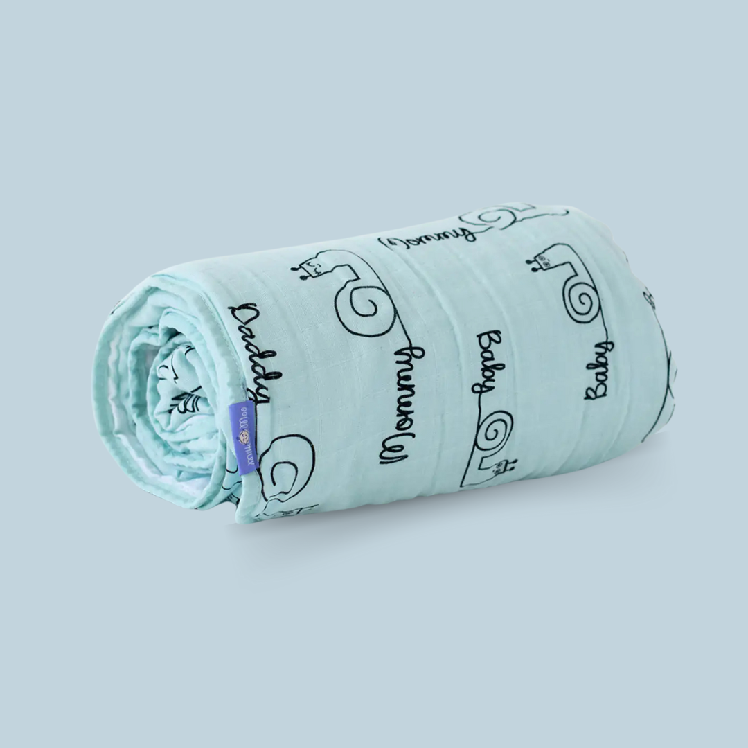 FancyKids — Baby Muslin Fiber Filled Blanket — Family
