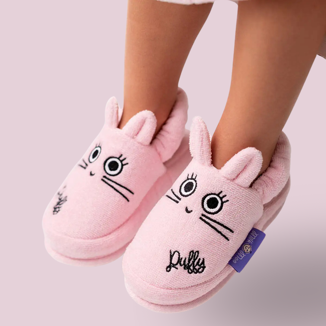 Cotton Soft Kids Slippers — Funny Bunny Lily