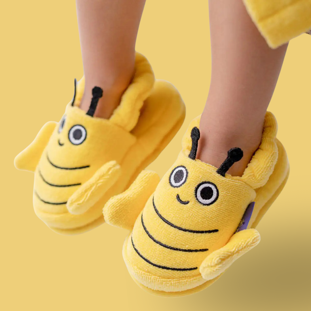 Cotton Soft Kids Slippers — Buzzy Bee Bella