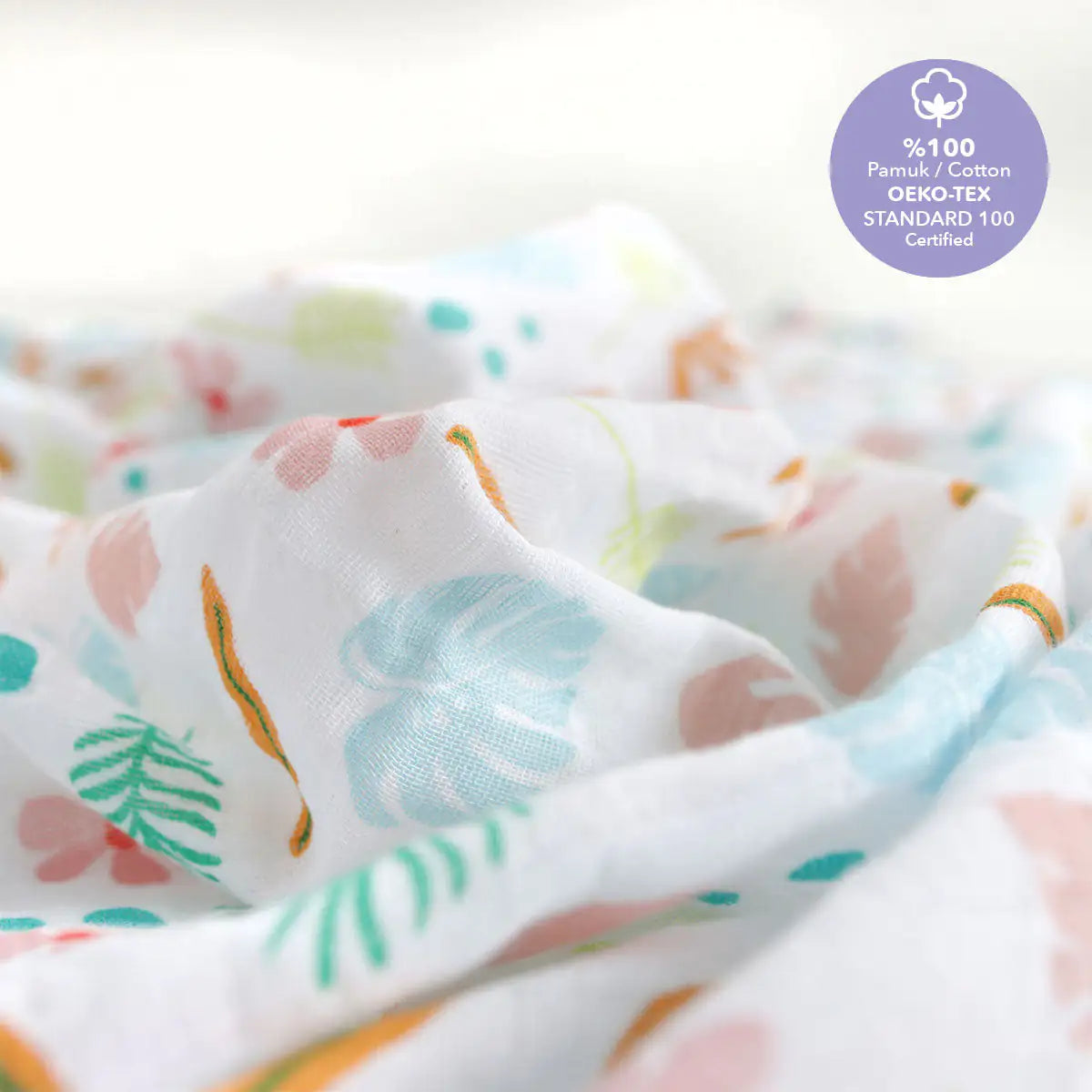 2-Item Muslin Covers Set — Jungle Friends