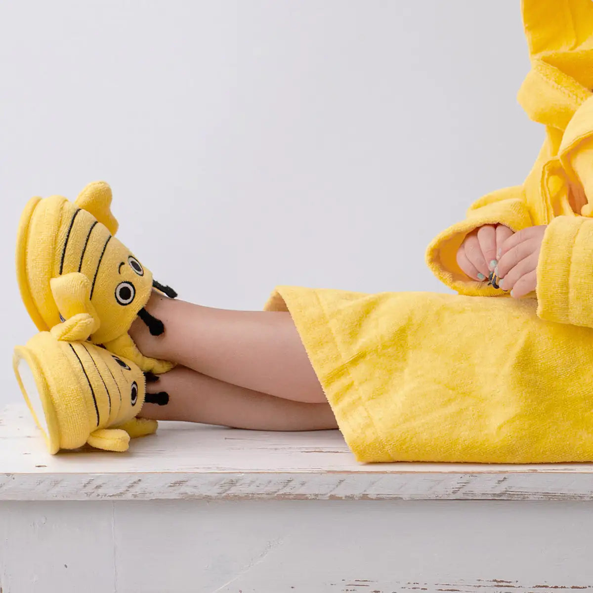 Cotton Soft Kids Slippers — Buzzy Bee Bella
