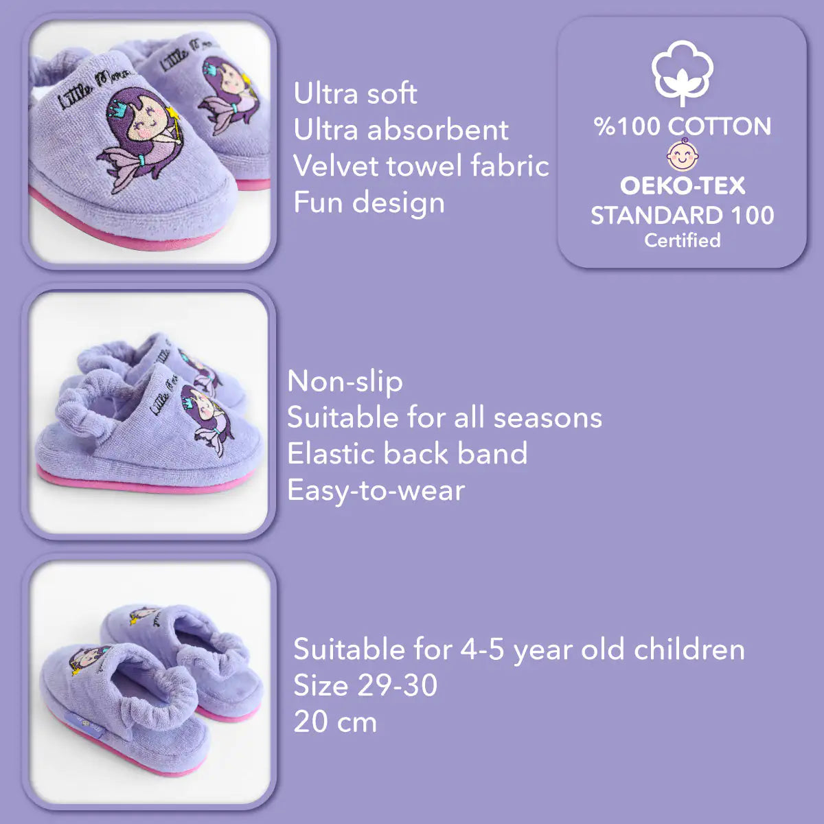 Cotton Soft Kids Slippers — Cheerful Froggo Finley
