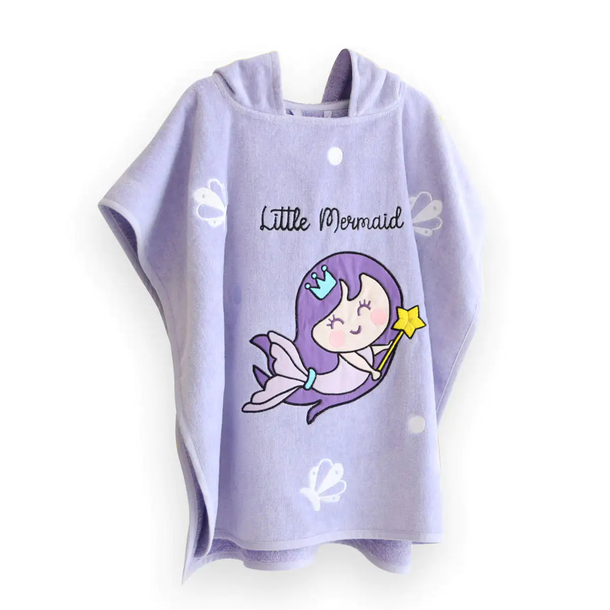 Cotton Kids Poncho — Little Mermaid Mira
