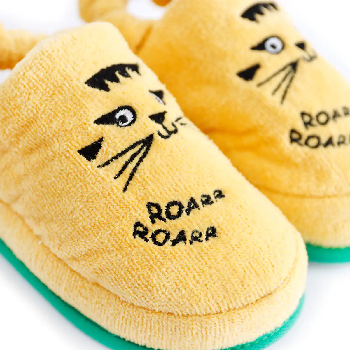 Cotton Soft Kids Slippers — Skater Cheetah Chase