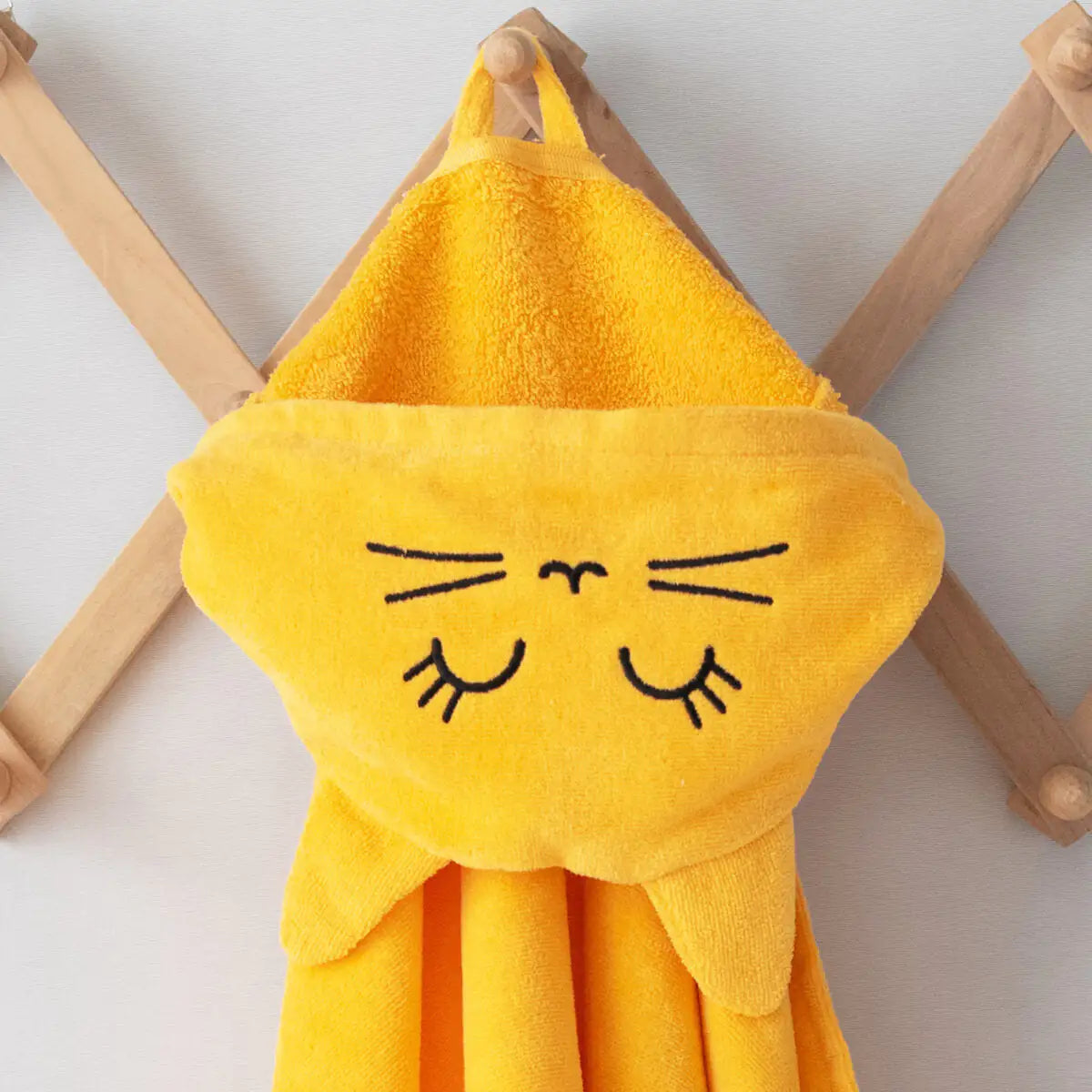 Cotton Hooded Baby Towel — Chubby Cat Coco