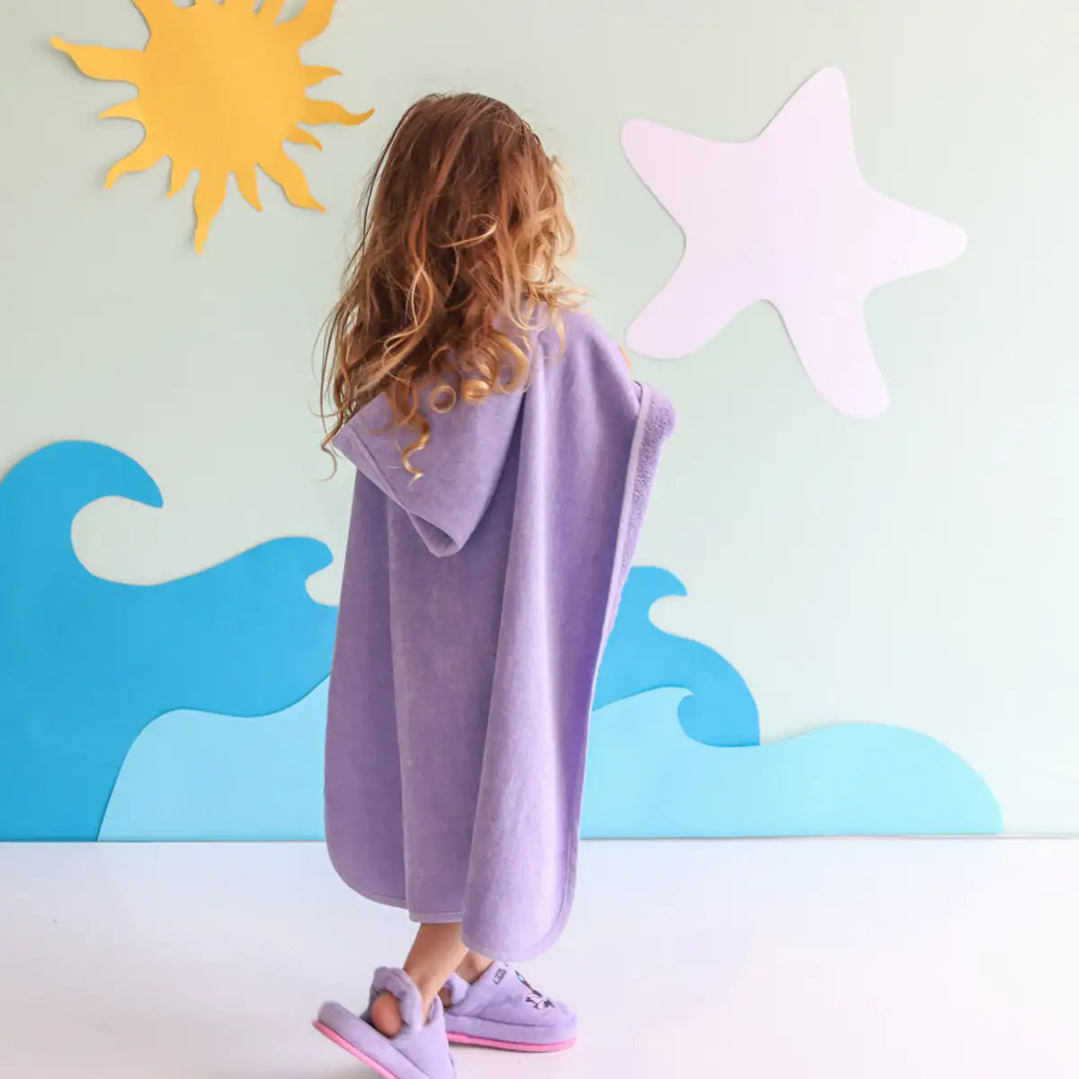 Cotton Kids Poncho — Little Mermaid Mira