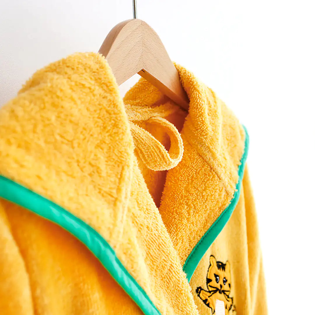 Cotton Kids Bathrobe (5-6 y.o) — Skater Cheetah Chase