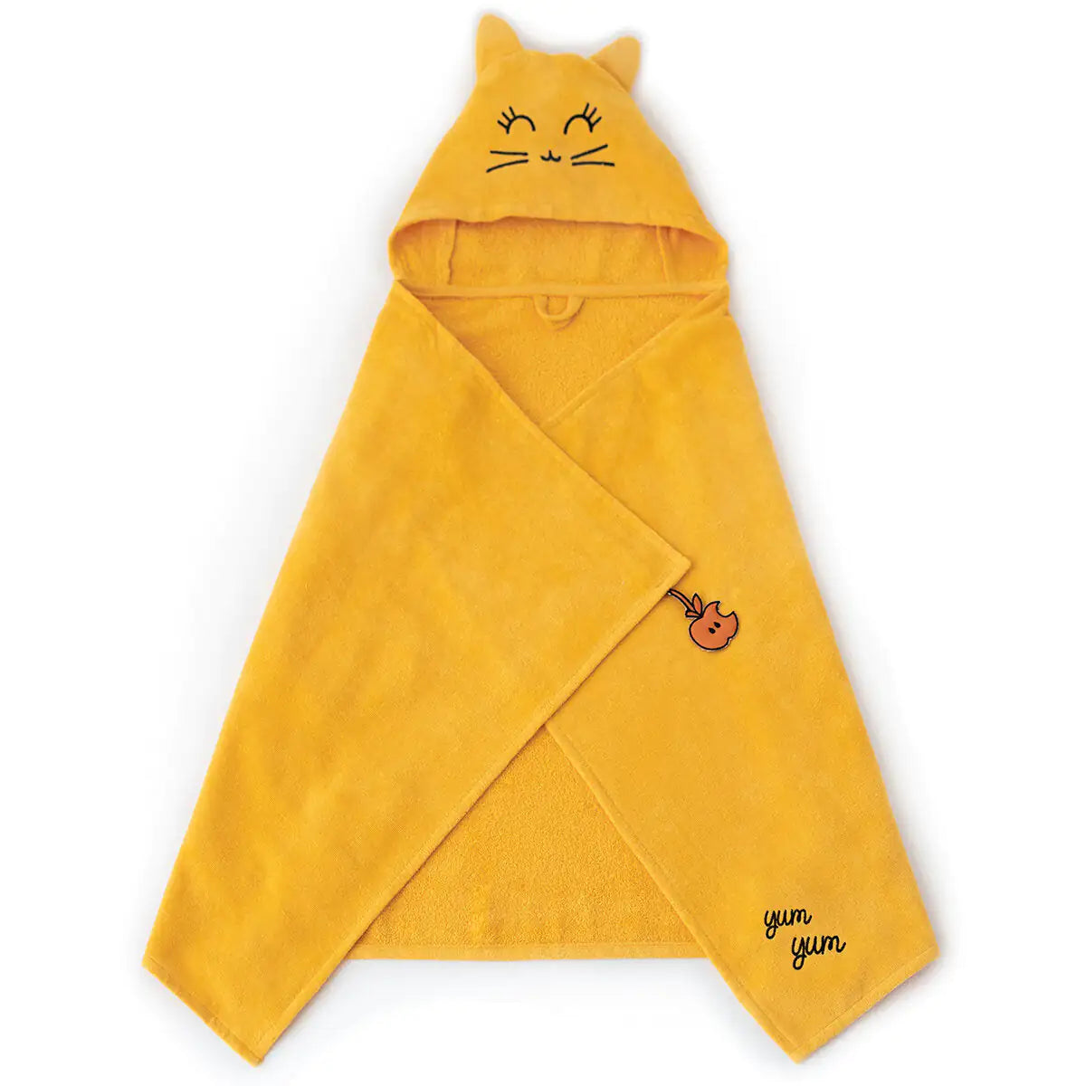 Cotton Hooded Baby Towel — Chubby Cat Coco