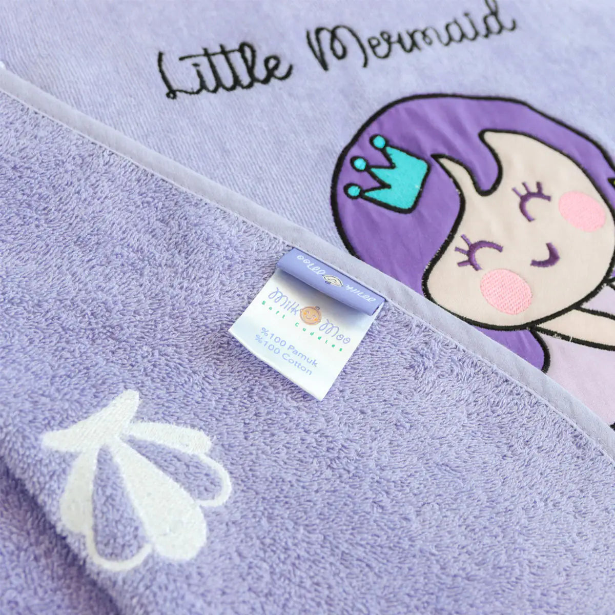 Cotton Kids Poncho — Little Mermaid Mira