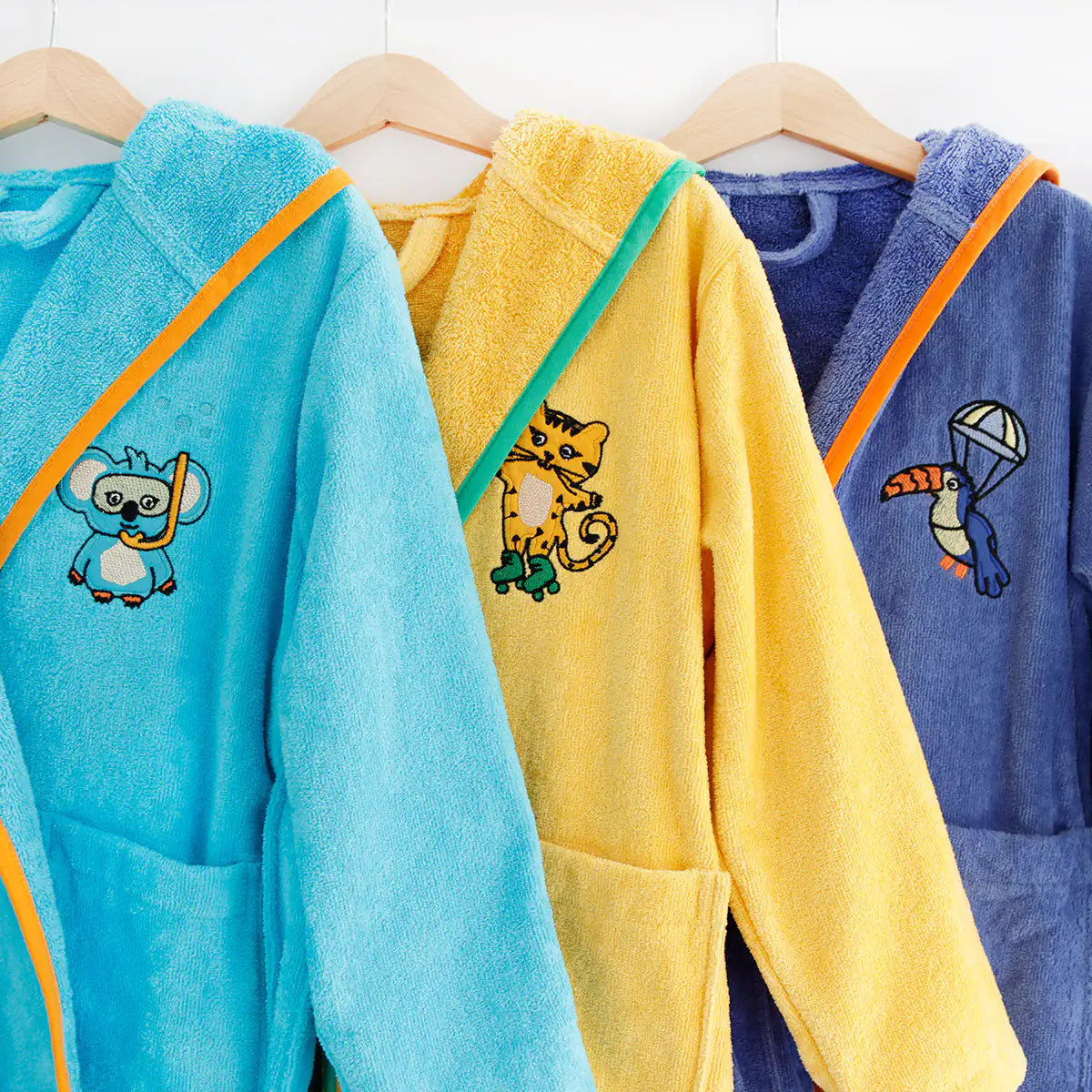 Cotton Kids Bathrobe (5-6 y.o) — Skater Cheetah Chase