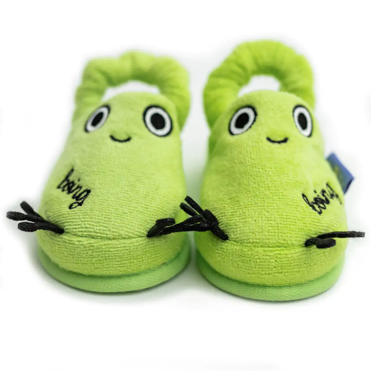 Cotton Soft Kids Slippers — Cheerful Froggo Finley
