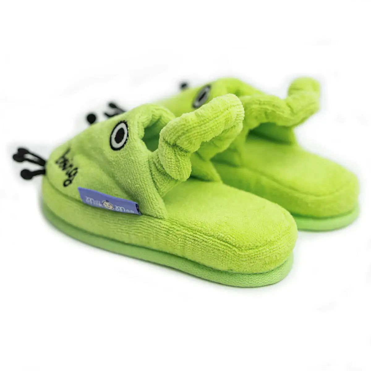 Cotton Soft Kids Slippers — Cheerful Froggo Finley