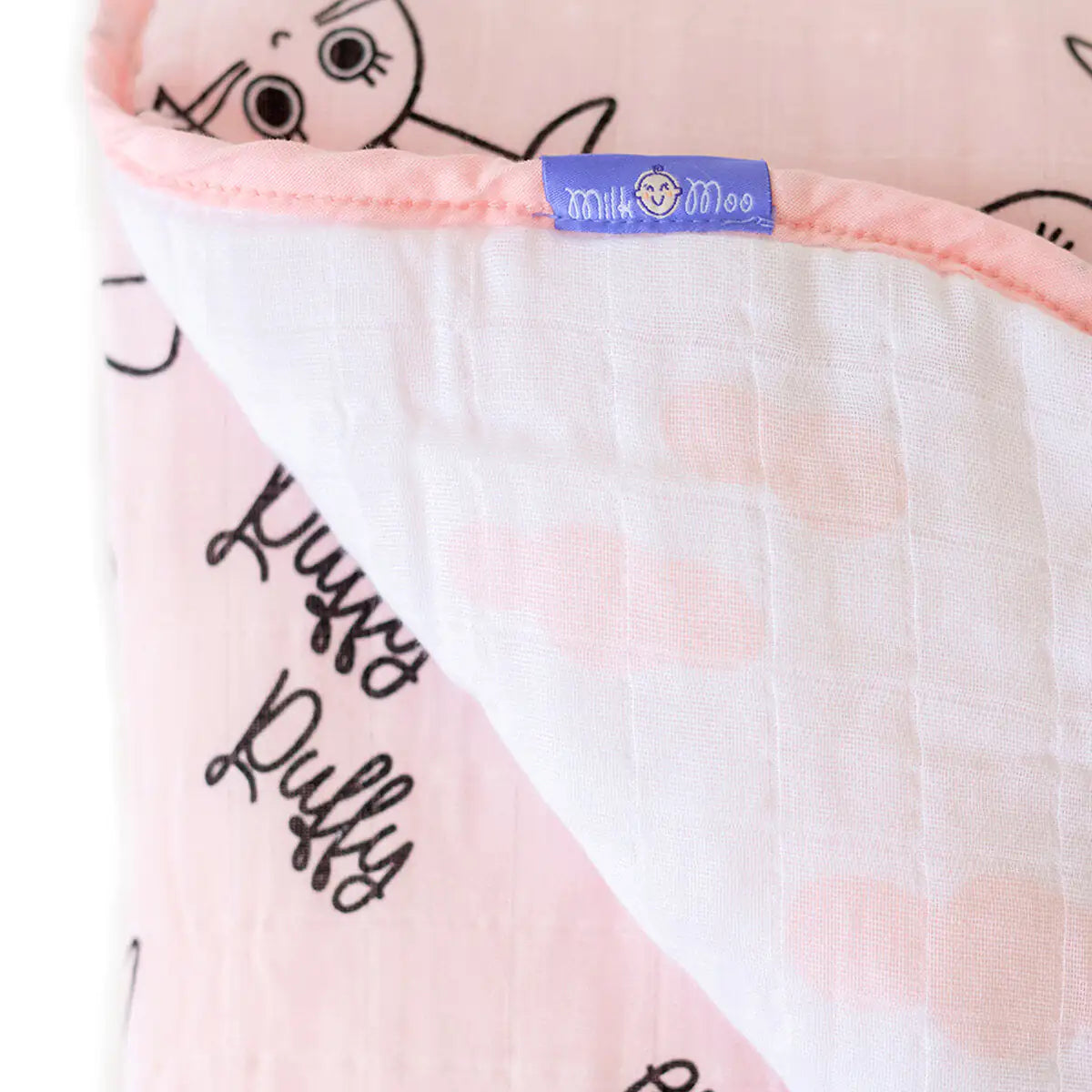 Cotton Muslin Baby Fiber Filled Blanket — Funny Bunny Benny