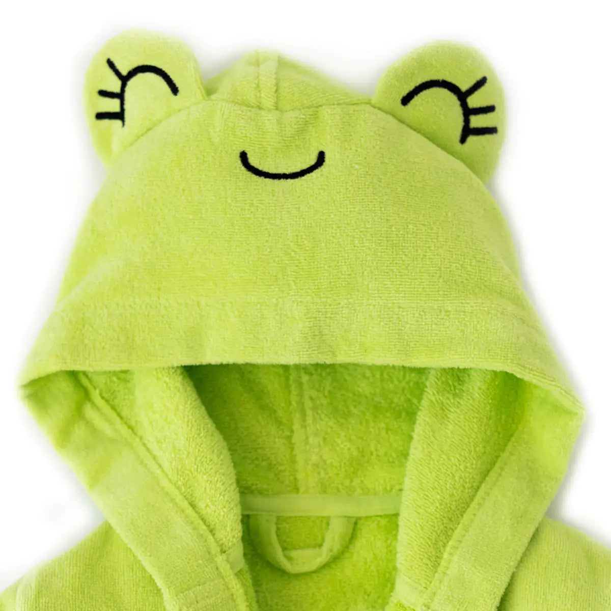 Cotton Kids Bathrobe (2-4 y.o) — Cheerful Froggo Finley