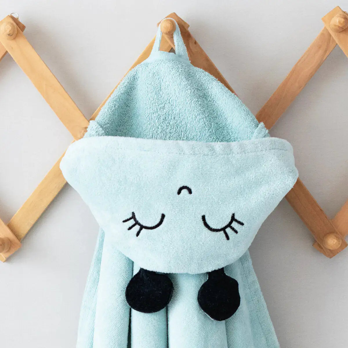 Cotton Hooded Baby Towel — Friendly Snail Sam