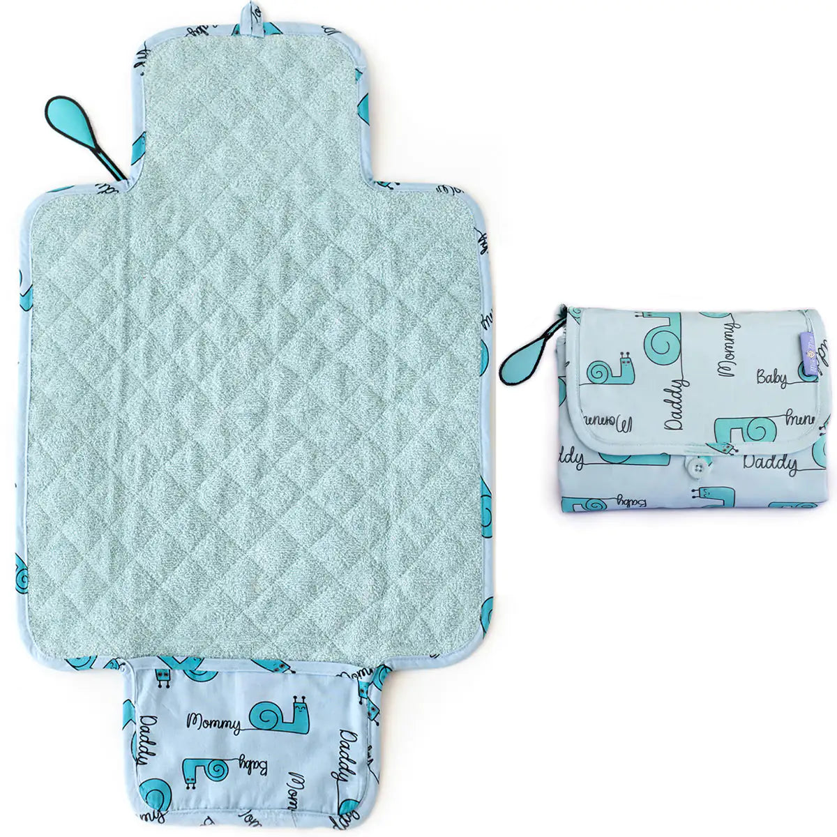 Baby Diaper Changing Pad — Friendly Snail Sam