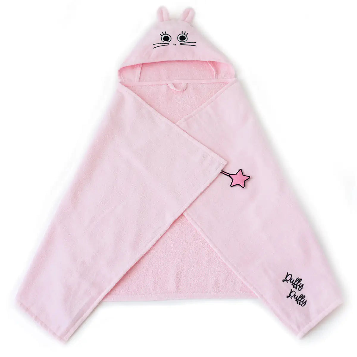 Cotton Hooded Baby Towel — Funny Bunny Lilly