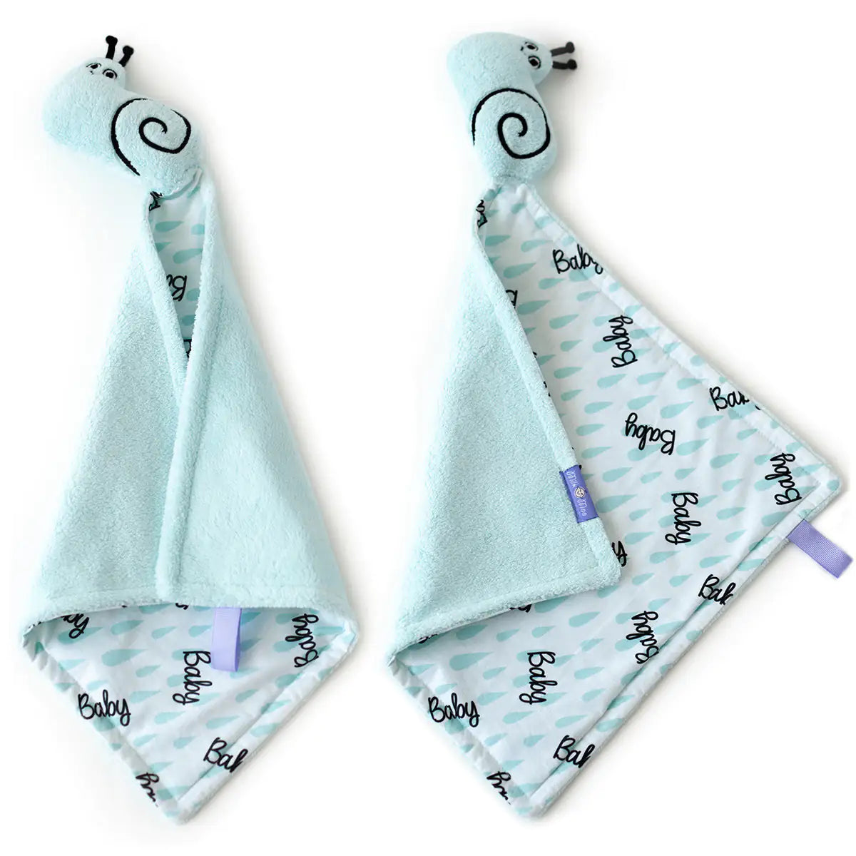 Cotton Baby Blanket Set + Pillow — Friendly Snail Sam