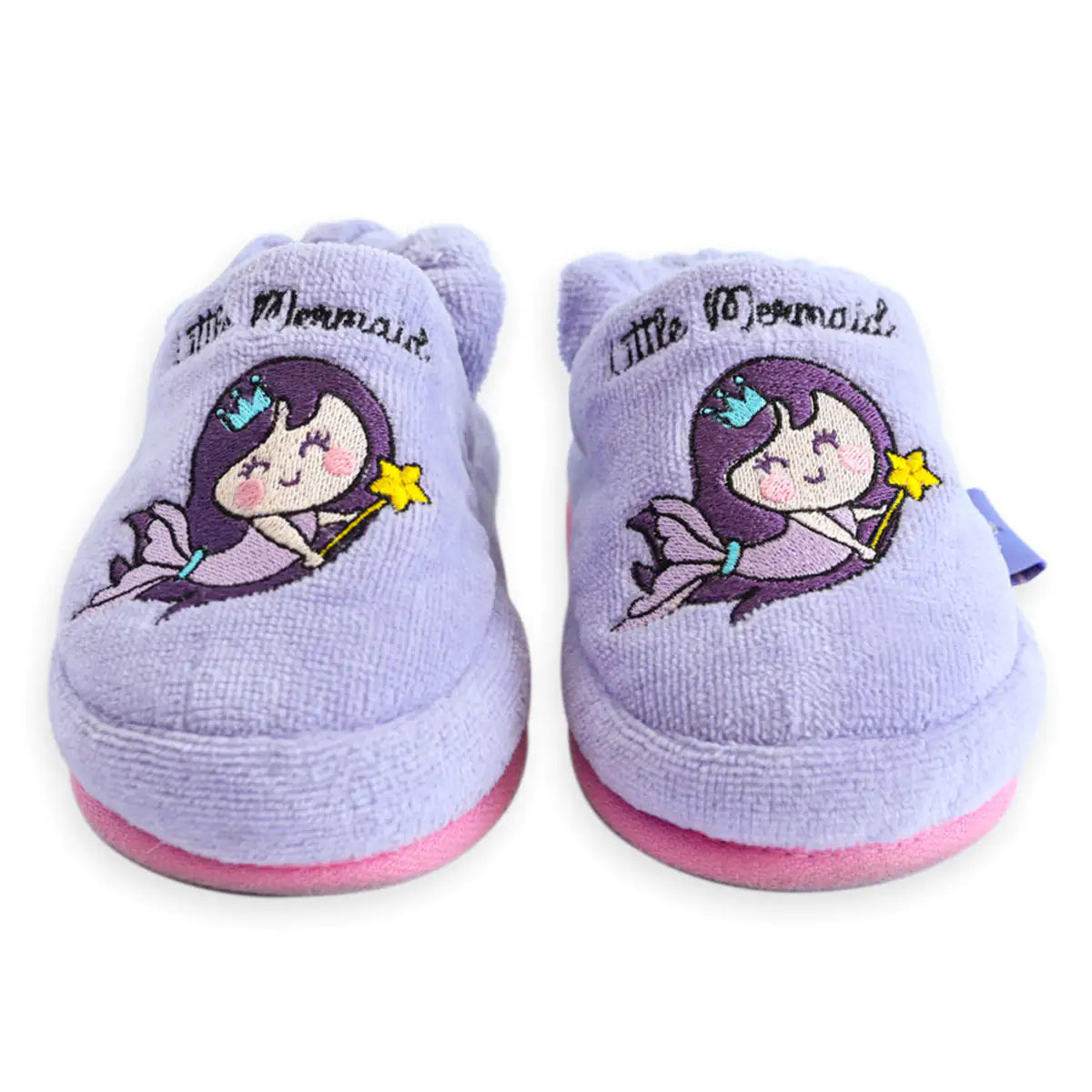 Cotton Soft Kids Slippers — Little Mermaid Mira