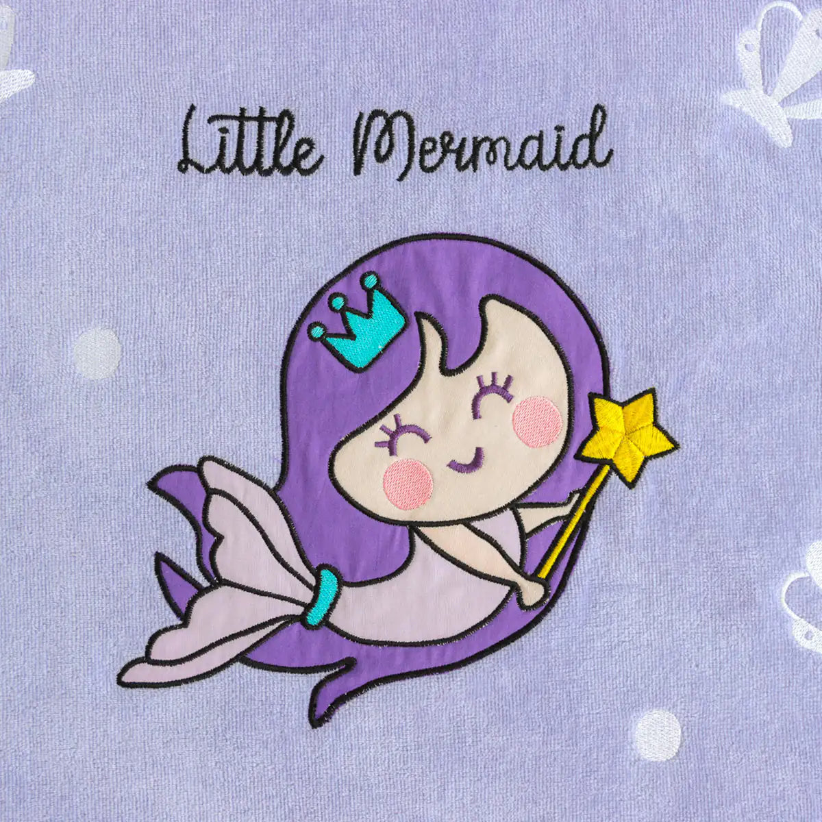 Cotton Kids Poncho — Little Mermaid Mira