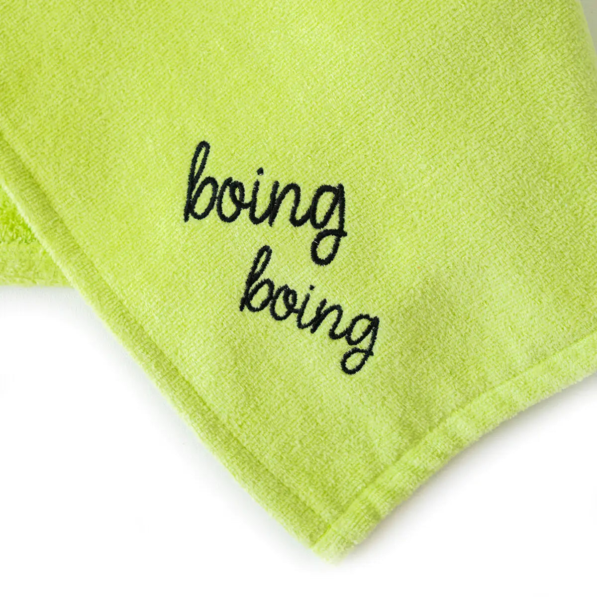 Cotton Hooded Baby Towel — Cheerful Froggo Finley