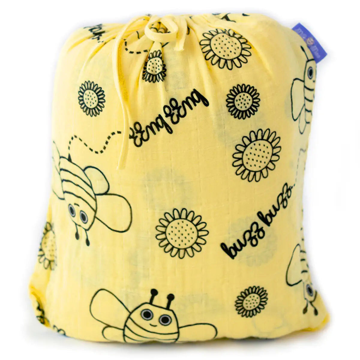 Cotton Muslin Baby Fiber-Filled Blanket — Buzzy Bee Bella