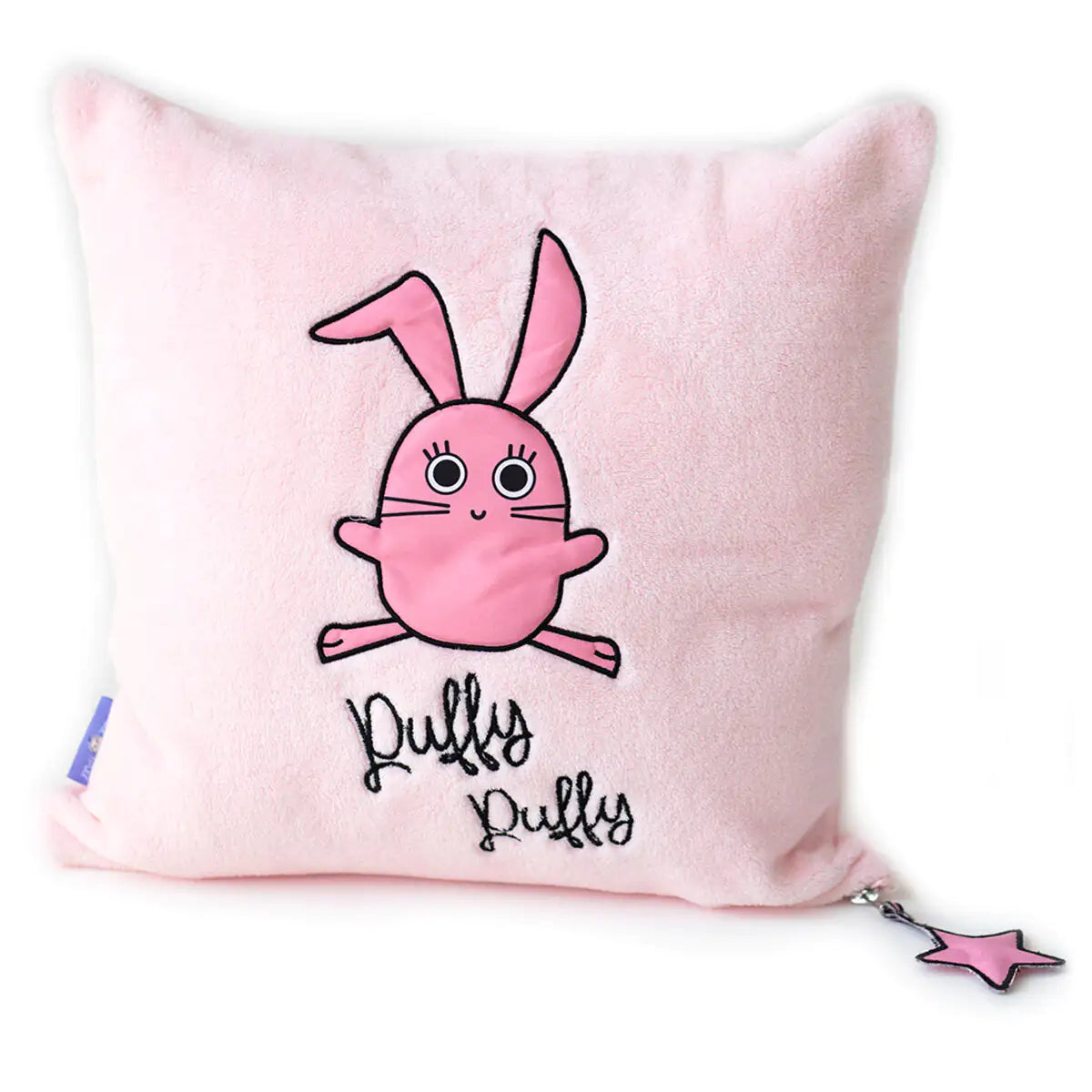 Cotton Baby Blanket Set + Pillow — Pink Bunny Benny