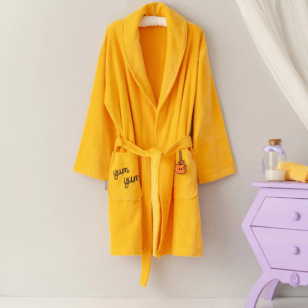 Cotton Velvet Mother Bathrobe — Chubby Cat Coco