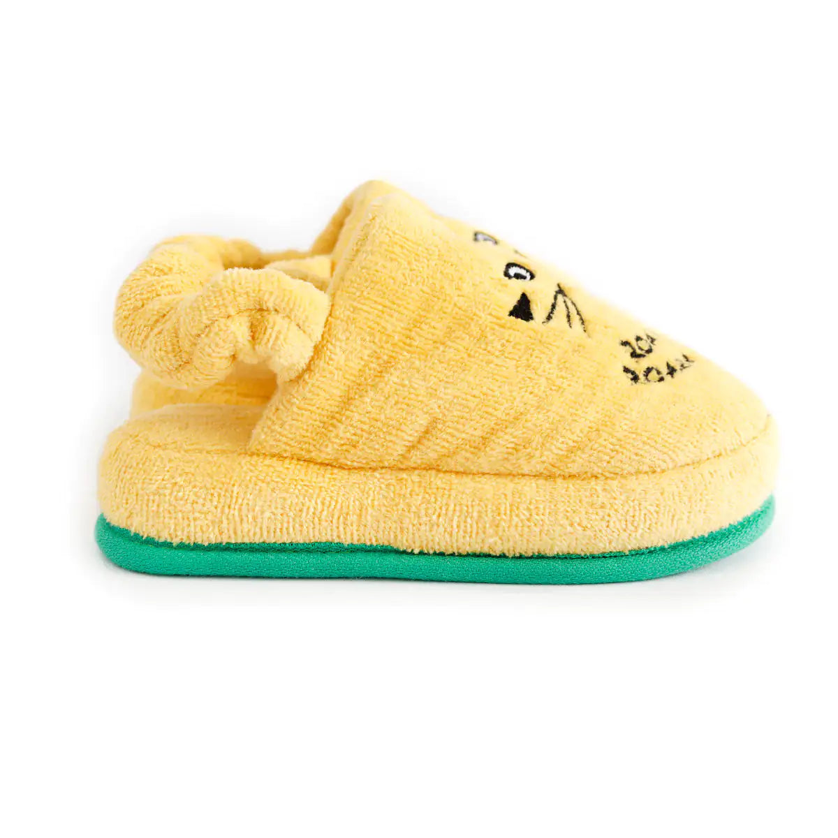Cotton Soft Kids Slippers — Skater Cheetah Chase