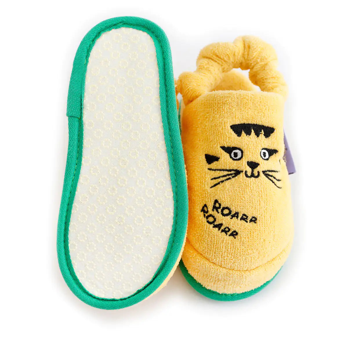 Cotton Soft Kids Slippers — Skater Cheetah Chase